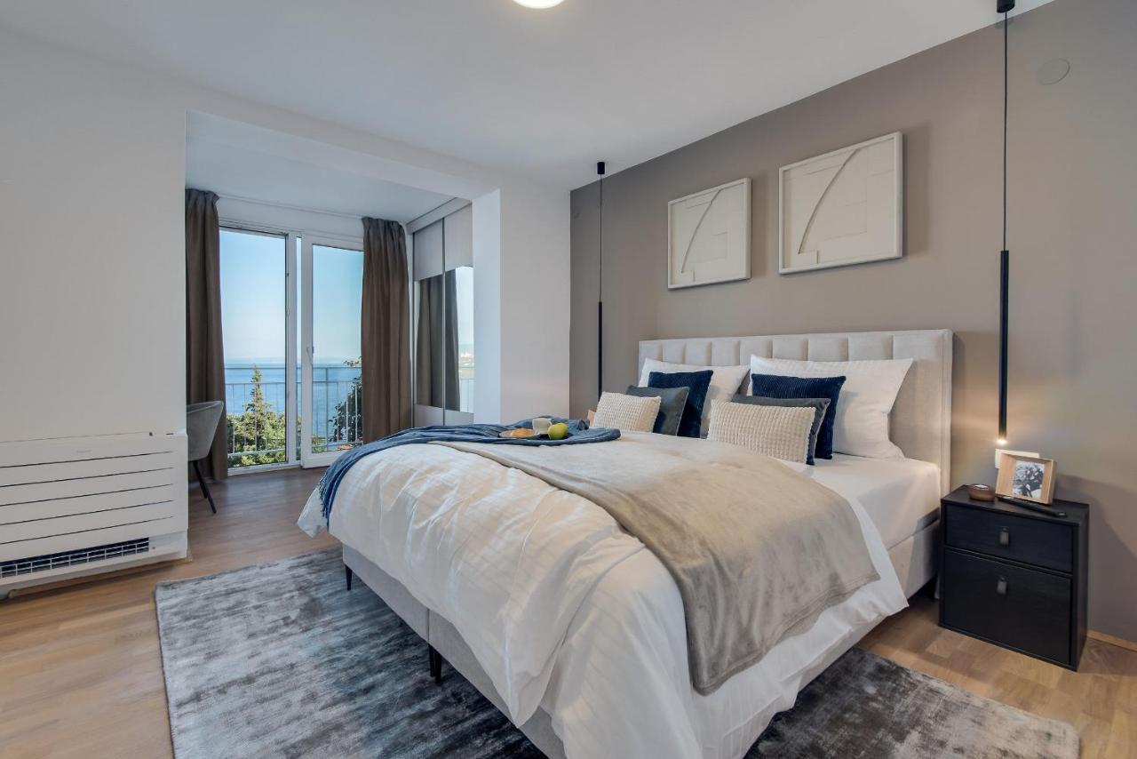Premium Apartment With Beautiful Sea View, Short Walk To The Sea Опатия Екстериор снимка